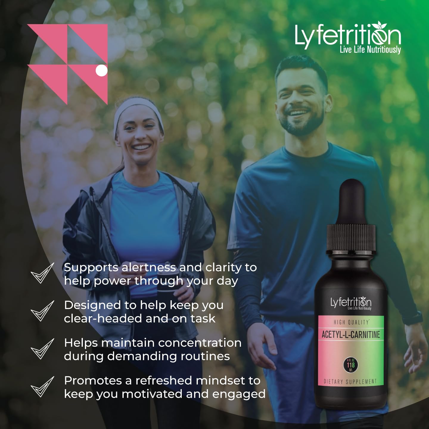 Lyfetrition Acetyl-L-Carnitine Liquid Supplement 118 ml, 4 FL Oz Liquid, 220 Servings, Made in USA, Quick Absorption, Potent Ingredients, Non-GMO — Amazon image 7