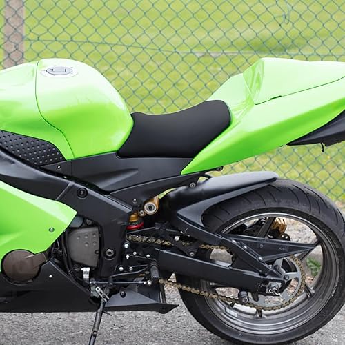 Miniatura 9 de TCT-MOTORPARTS Asiento delantero negro para conductor Kawasaki Ninja ZX 6R ZX600 ZX636 2005-2006