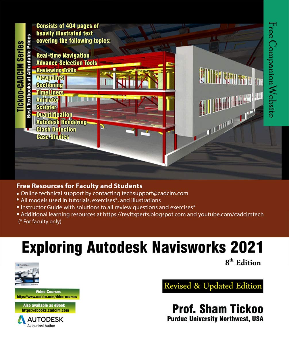 Autodesk Navisworks 2021 8th Edition livre anglais d'apprentissage BIM