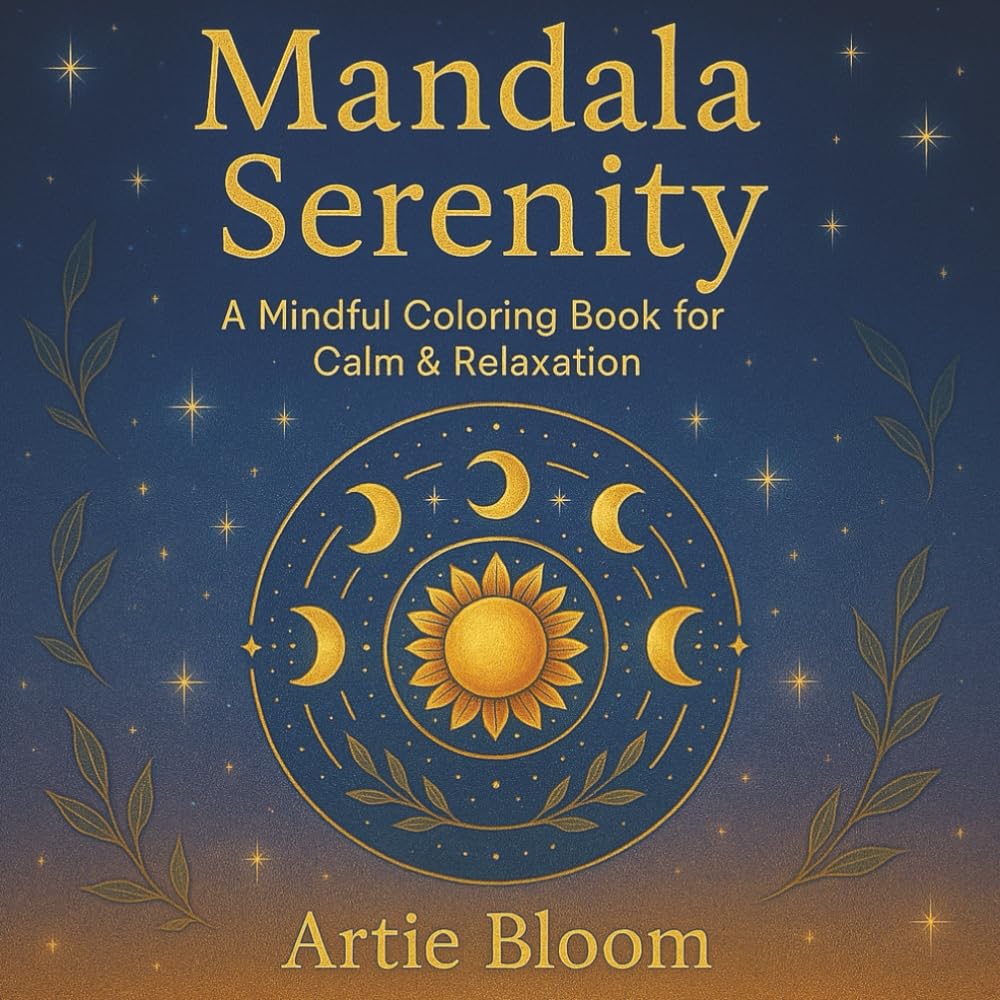 Mandala Serenity – A Mandala Designs Coloring Book for Calm & Focus: Creative mandala art therapy pages for adults with relaxing geometric patterns, ... zen coloring for stress relief and balance.