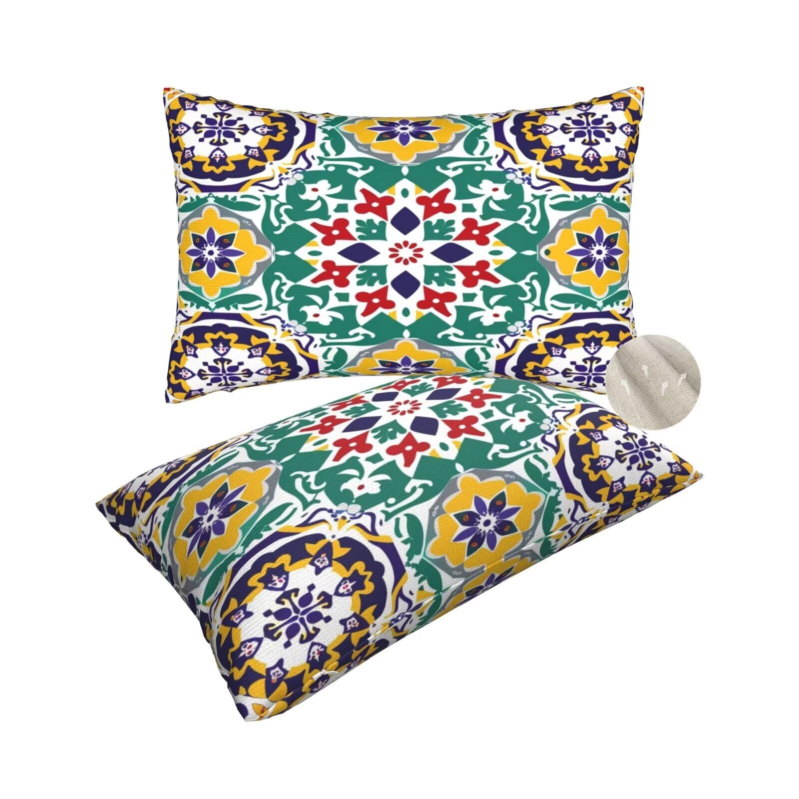 Coussin décoratif haut de gamme 50x80 motif perse et turc zt226