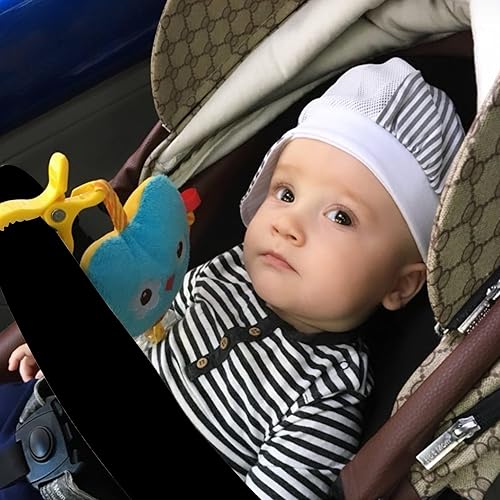 Miniatura 5 de Hot Mom Cochecito de bebé elegante carro con asiento ajustable y absorción de golpes, alto paisaje y cochecito de moda F22 Grid