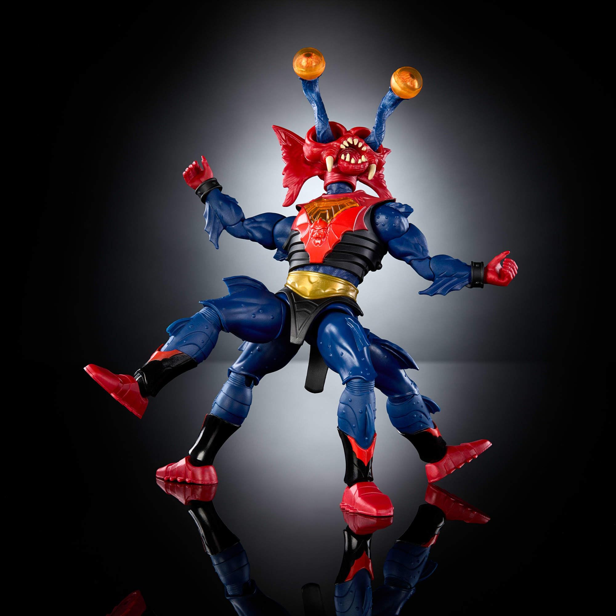 Masters of The Universe Masterverse Actionfigur, Deluxe-Sammelfigur mit 30 beweglichen Gelenken, austauschbaren Teilen oder Rüstung, ca. 18 cm großes Motu-Spielzeug, JHJ81