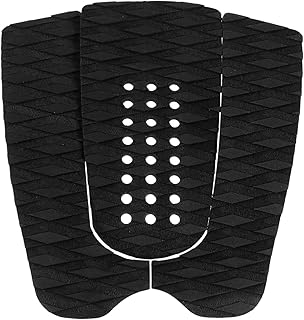 CLISPEED Traction Black A Tail Skimboard Board Grip Deck Grips Wakesurf Surf Skimboarding Surfboard Fish Surfing Supplies Eva Non Skimboards Stomp for Holes Boards Accessories Pads 3pcs