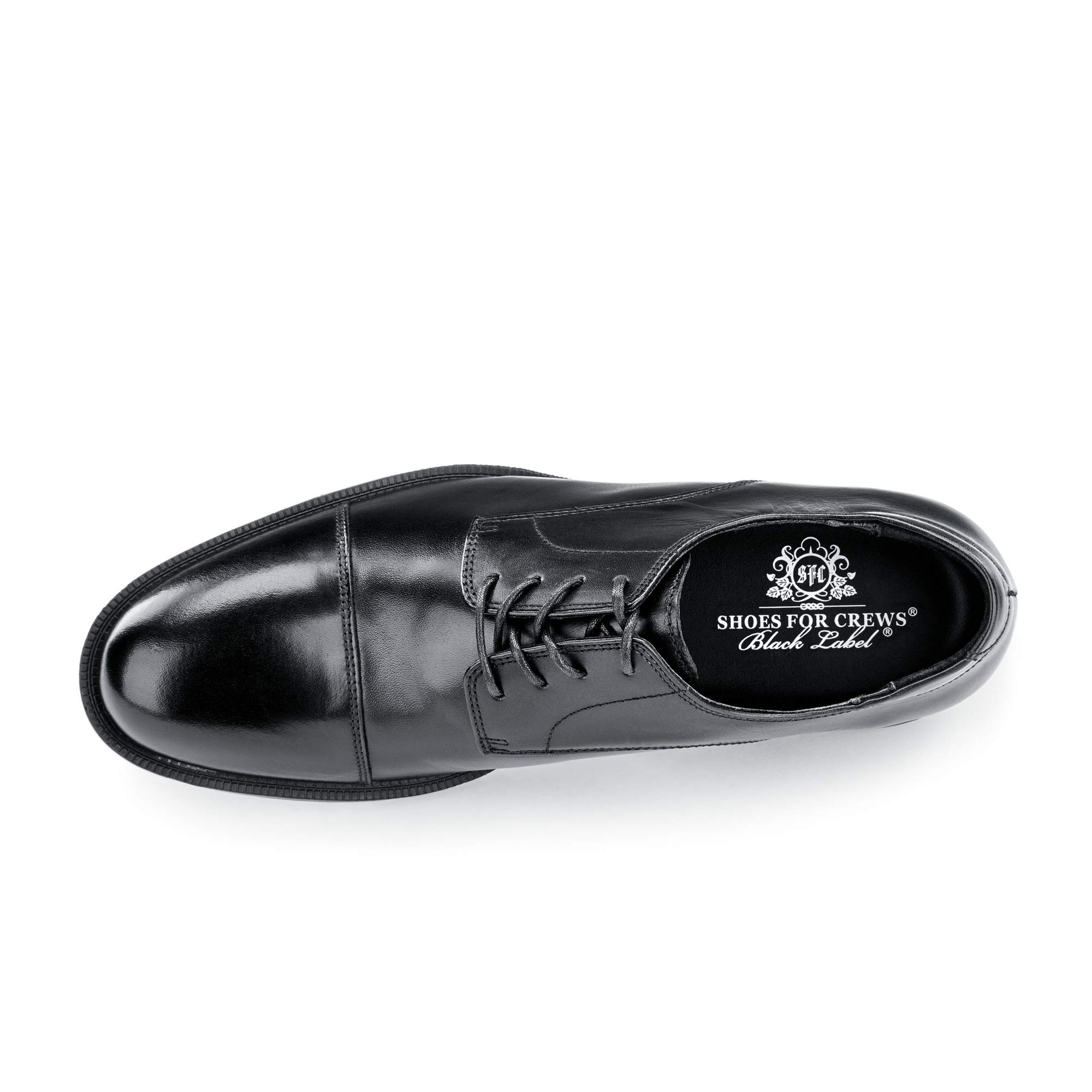 Shoes for Crews Senator – Chaussures de Travail Confortables en Cuir, Semelle intérieure matelassée, Semelle extérieure antidérapante, Style Bureau Classique – pour Hommes