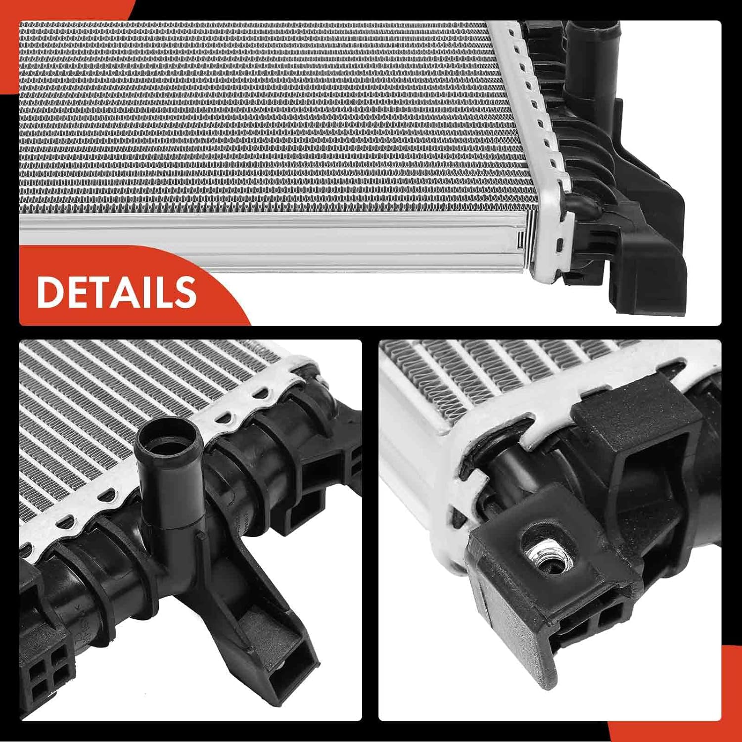 A-Premium Turbo Intercooler Compatible with Audi Q7 2011 2012 2013 2014 2015 3.0L
