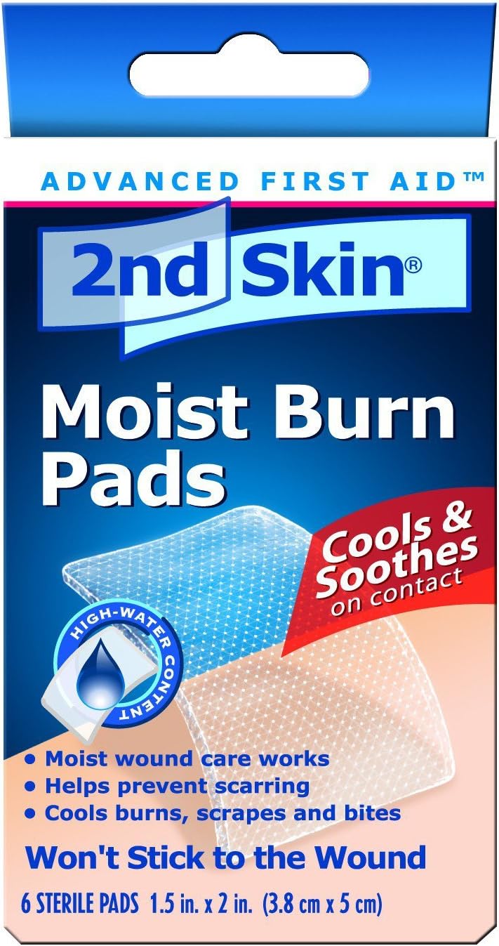 2nd Skin Moist Burn Pads 3 Inches X 4 Inches 3 Each