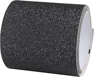 Wear-Resistant Anti-Slip Shoes Pads, Thickened Mute Sole Protectors for High Heels, Waterproof Front Ball-of-Foot Cushions, Black 10X150Mm for Noise Reduction and Sole Protection