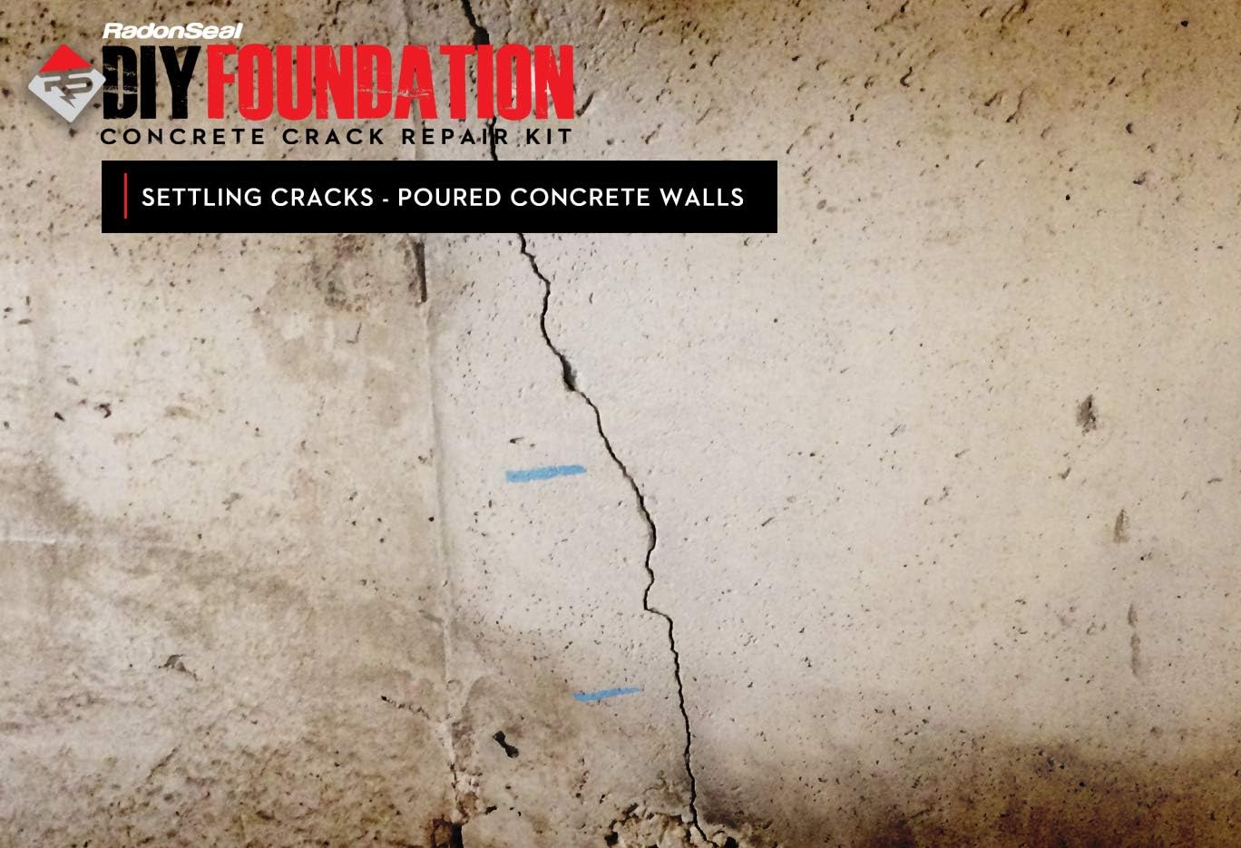 Buy RadonSeal Concrete Foundation Crack Repair Kit (10 ft) The