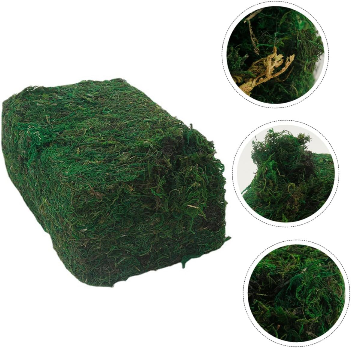 Moss for Outdoor Planters Balls Decorative Artificial Non-Watering Easy to Use