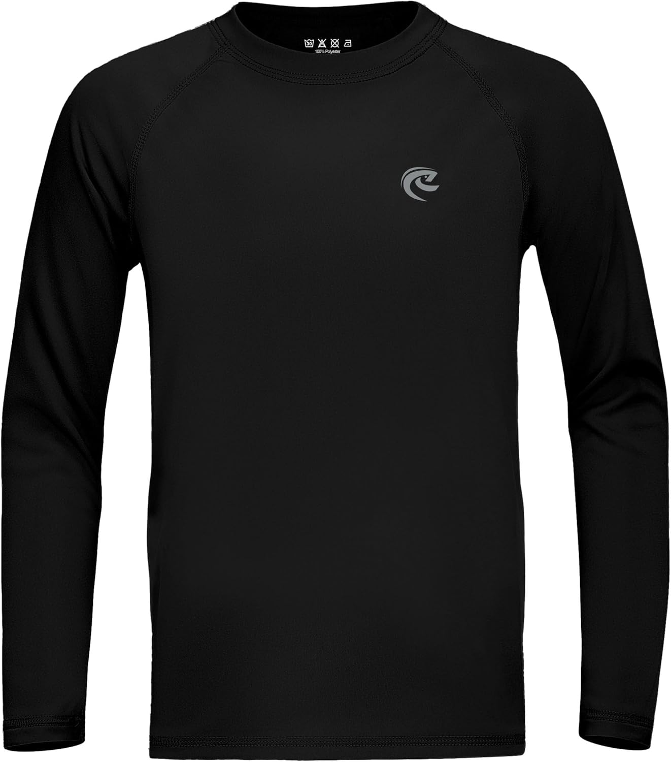 Boys UPF 50+ Swim Shirt Long Sleeve, 1 or 2 Pack UV Sun Protection Rash Guard, Youth Kids SPF Water Shirts for Beach Surf