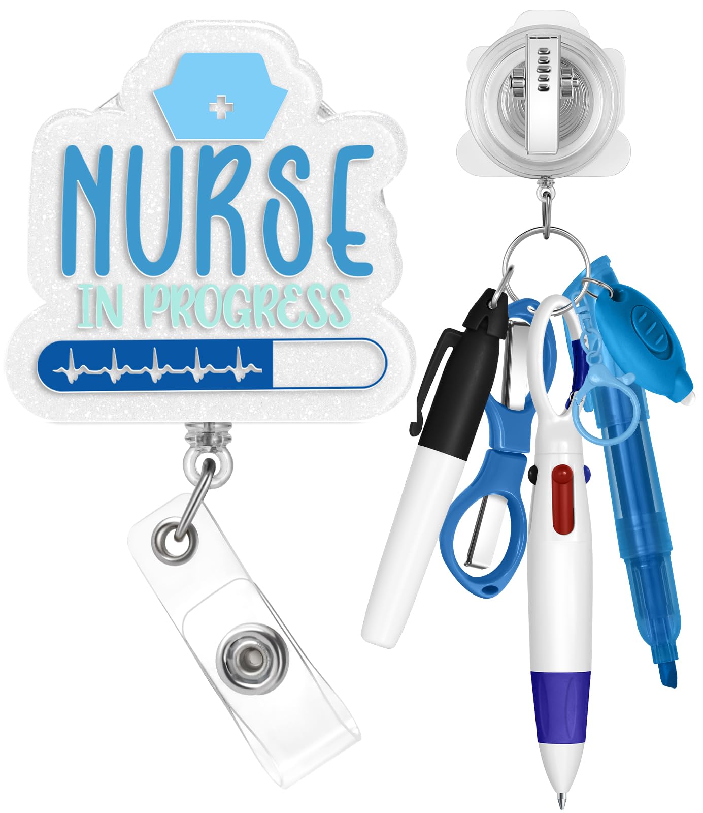 Plifal Nurse Pen Set Badge Reel Holder Accessories Clip - Order Of
