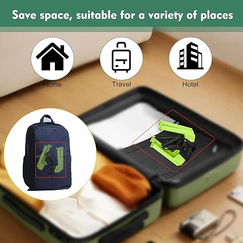 Miniatura 5 de D01GZ Barra de dominadas portátil para puerta, barra de dominadas de viaje para fitness en casa y viajes, no requiere montaje, fuerte y firme