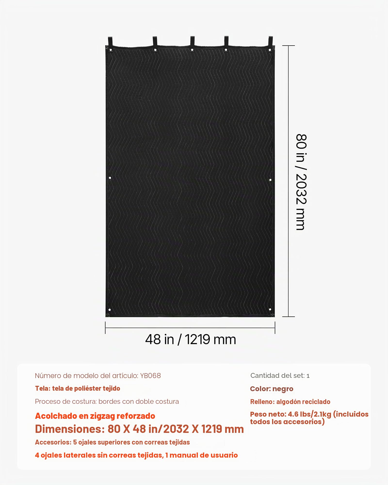 VEVOR Manta amortiguadora de sonido
