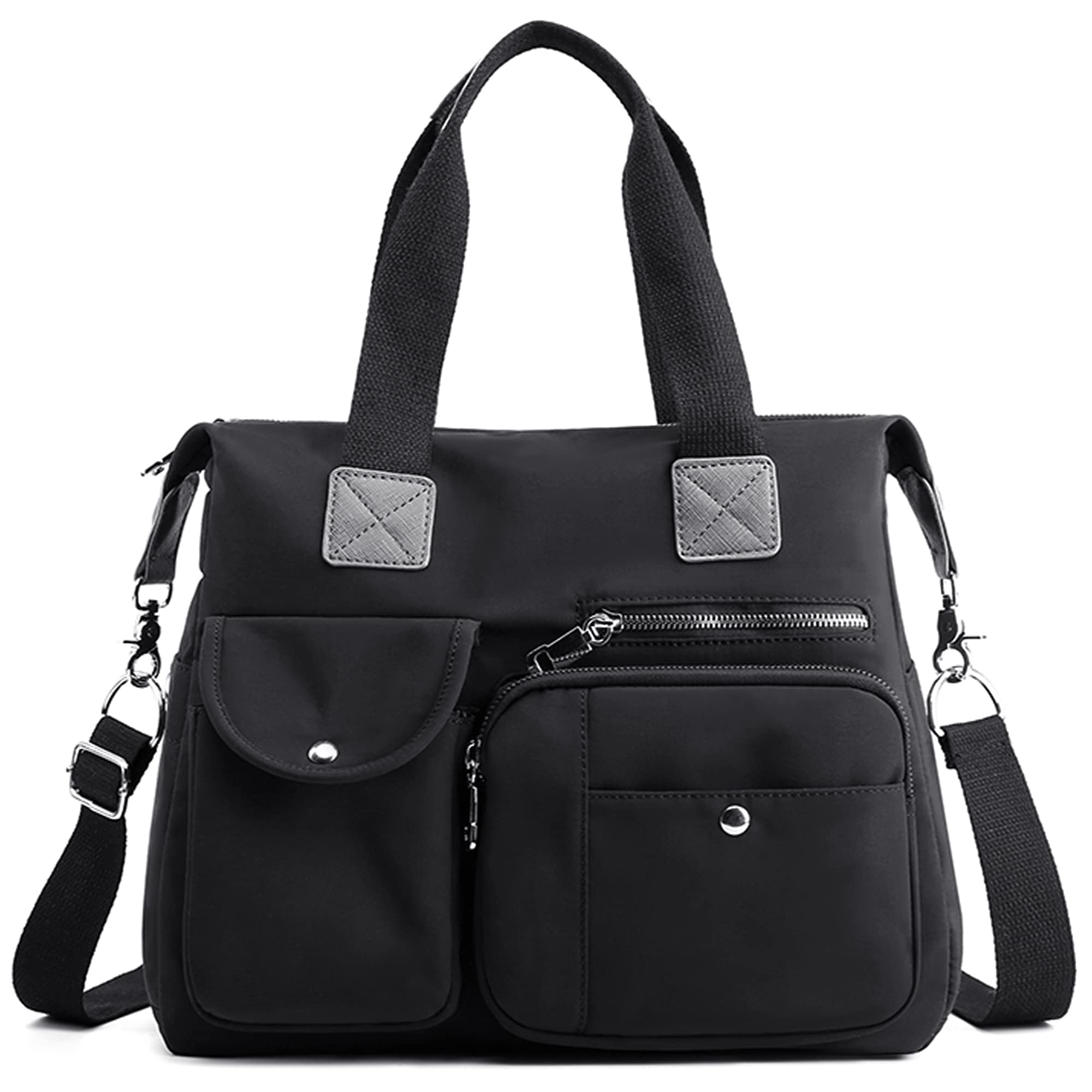 DORRISO Bolsos de Mujer Bandolera Bolso Moda Lona Bolsa Tote Bolso Grande Bolso de Mano Trabajo Escuela Viajes Casual Diario Bolsos Cruzados