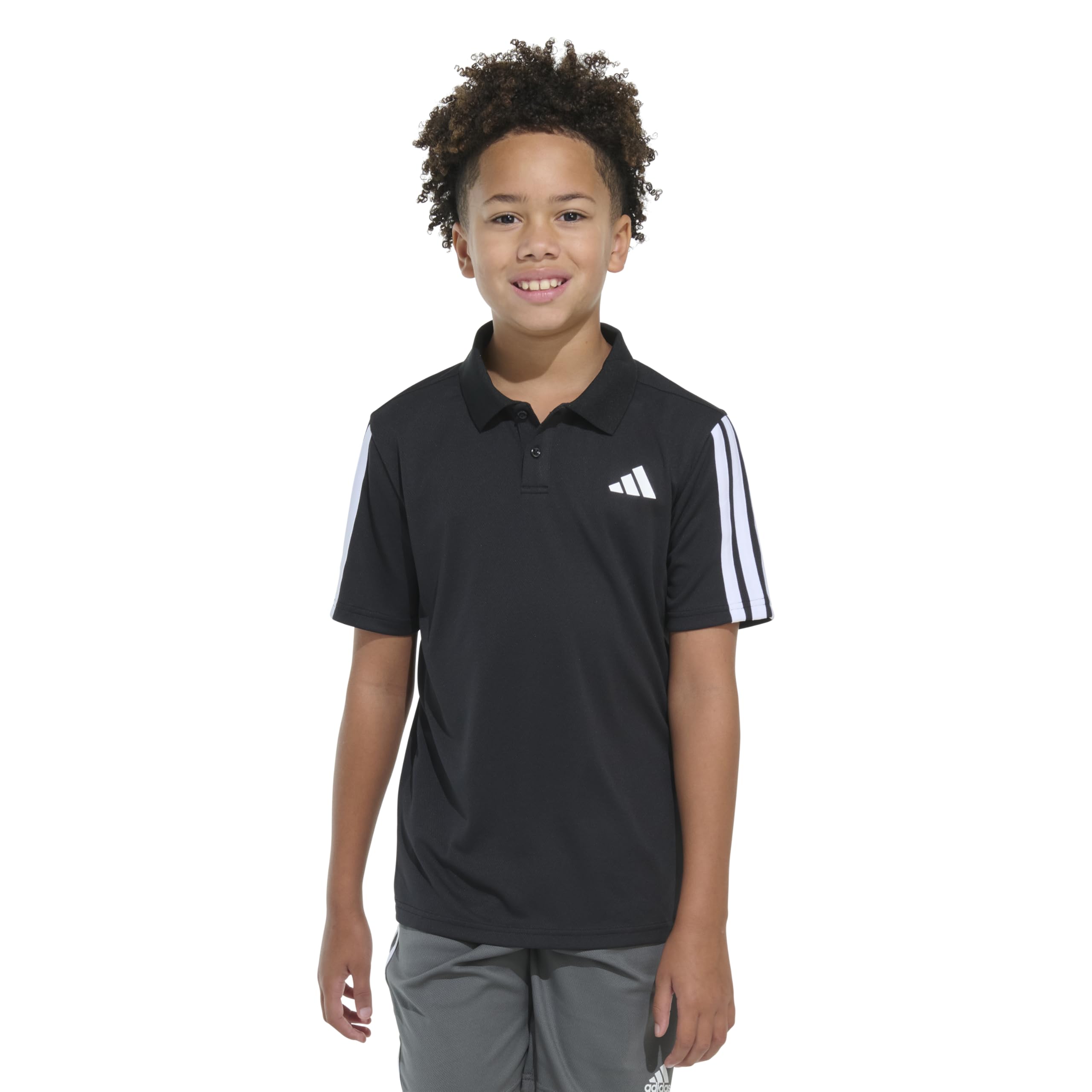 adidas Boys' Active Performance Mesh Golf Polo Shirt