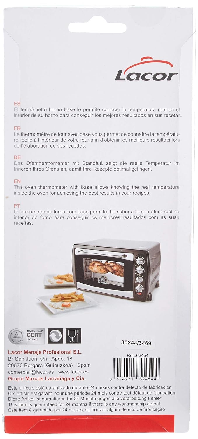 LACOR 62454 OVEN THERMOMETER W/BASE