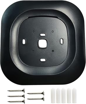 Black Thermostat Decorative Wall Plate Bracket Compatible with New 2022 Ecobee Smart Thermostat Premium & 2022 Ecobee Smart Thermostat Enhanced 1 Pack