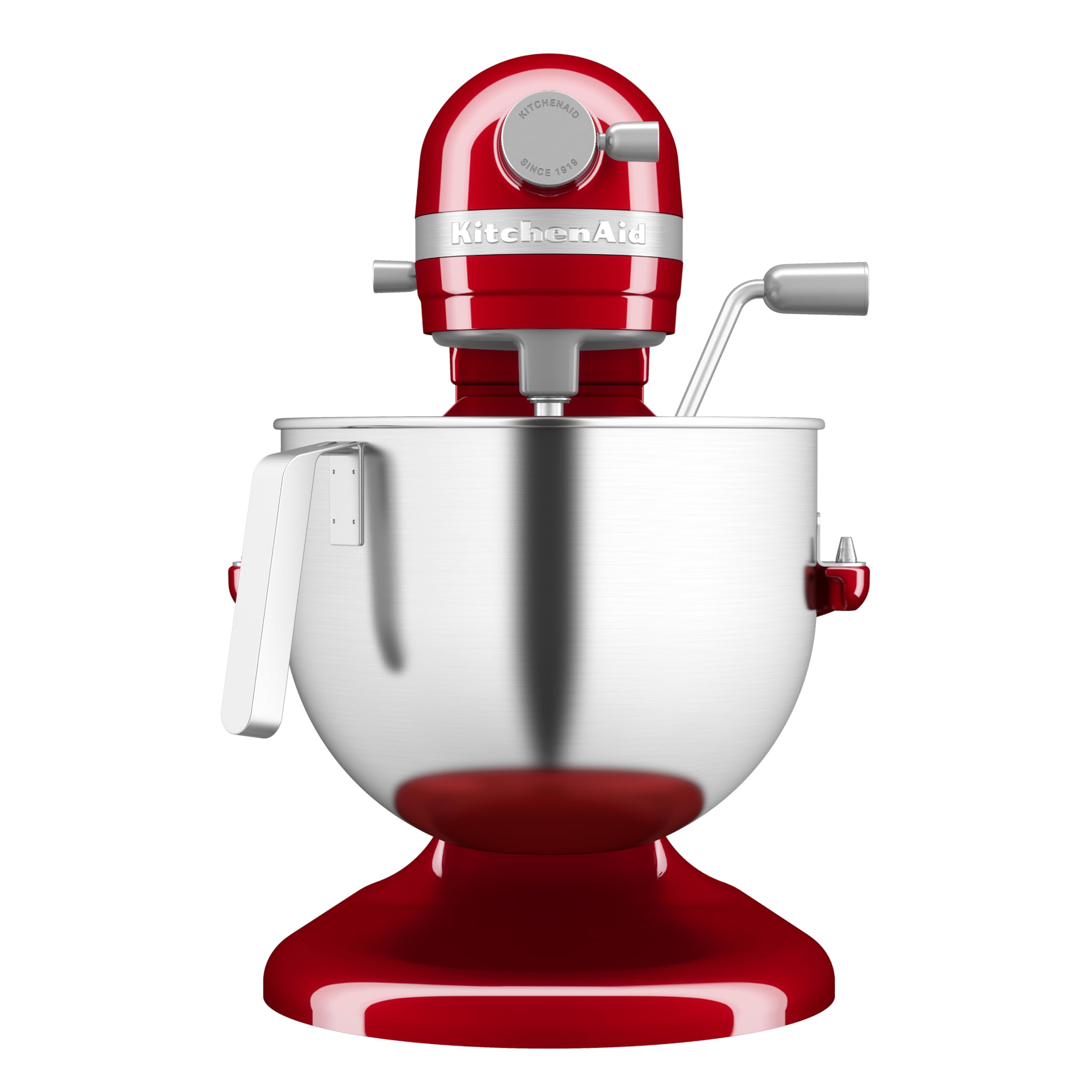 KitchenAid Batidora Amasadora Heavy Duty 6.6L, Engranajes Todo Metal, 11 Velocidades, Arranque Suave, Corte por Sobrecalentamiento, Bol 3 Puntos, Rojo Empire