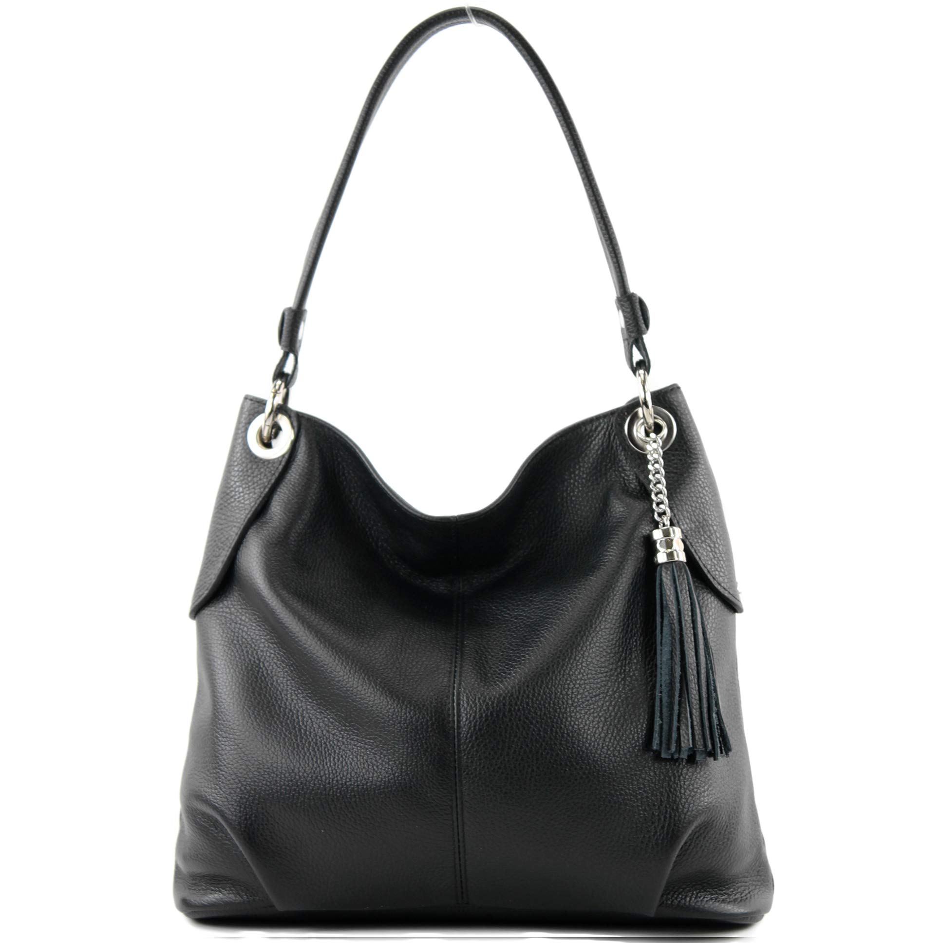 modamoda de - T185 - Sac à bandoulière en cuir pour dames