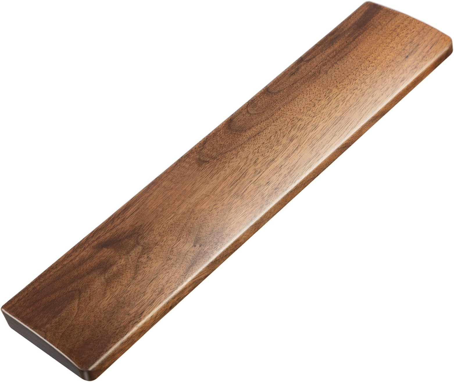 Wooden Wrist Rest -Full Size -Walnut Wood -Mechanical Gaming Keyboard Ergonomic Palm Rest -17.3 Inches/20mm Thick (Large, Walnut Wood)