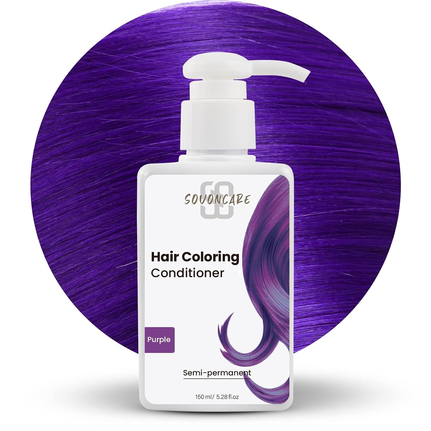 SOVONCARE Purple Hair Conditioner - Tints in 10 Mins
