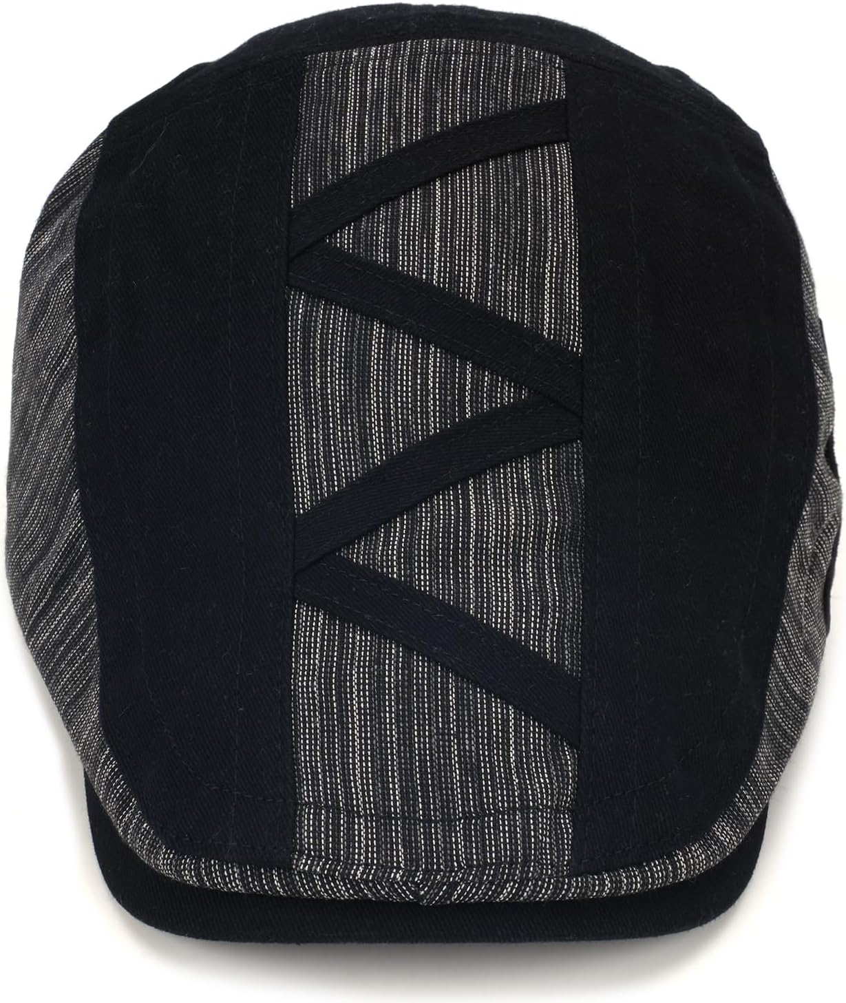 M MOACC Men's Newsboy Caps Cotton Buckle Adjustable Beret Hat Flat Driving Cap Cabbie Gatsby Hats - Image 4