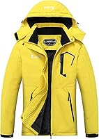 Vista 14 de MOERDENG Women's Waterproof Ski Jacket Warm Winter Snow Coat Mountain Windbreaker Hooded Raincoat Jacket
