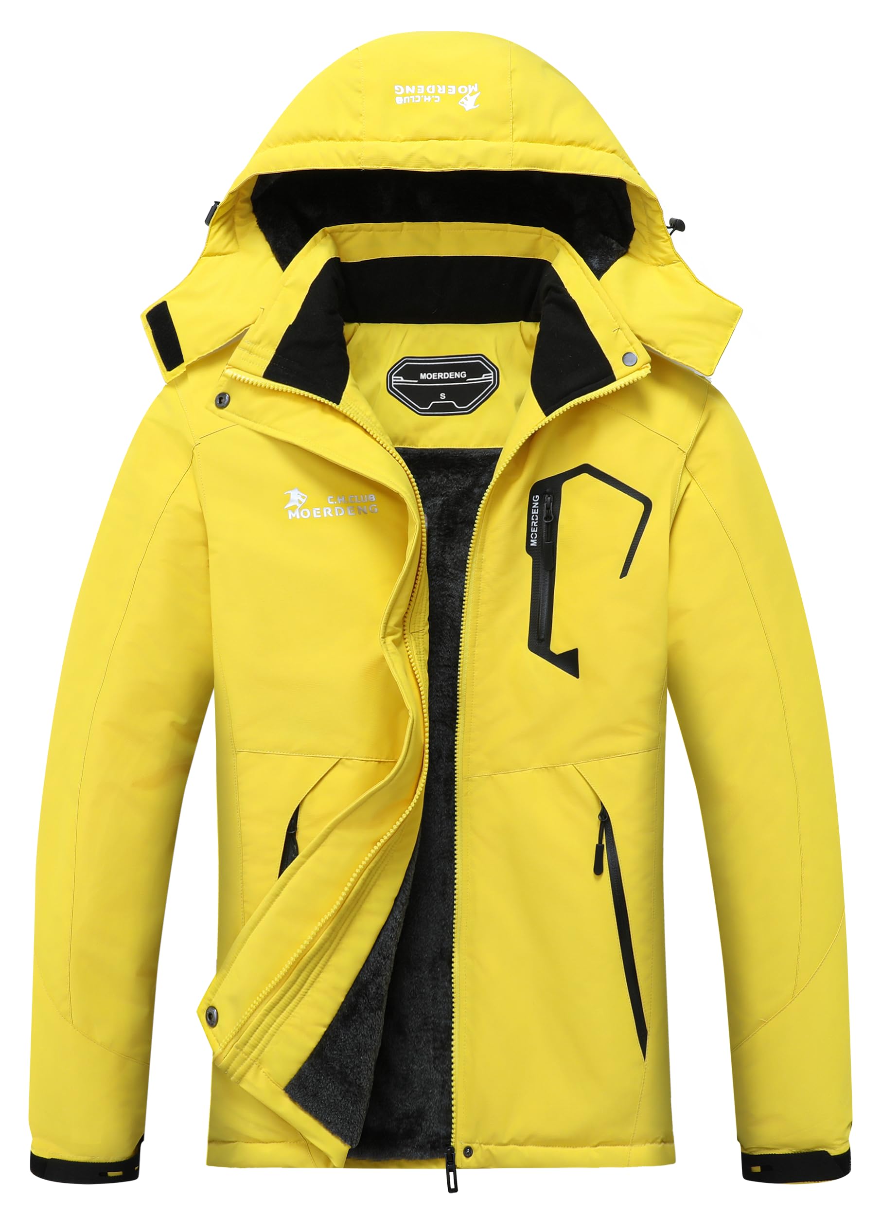 MOERDENG Women's Ski Jacket Warm Winter Coat Snowboarding Jacket