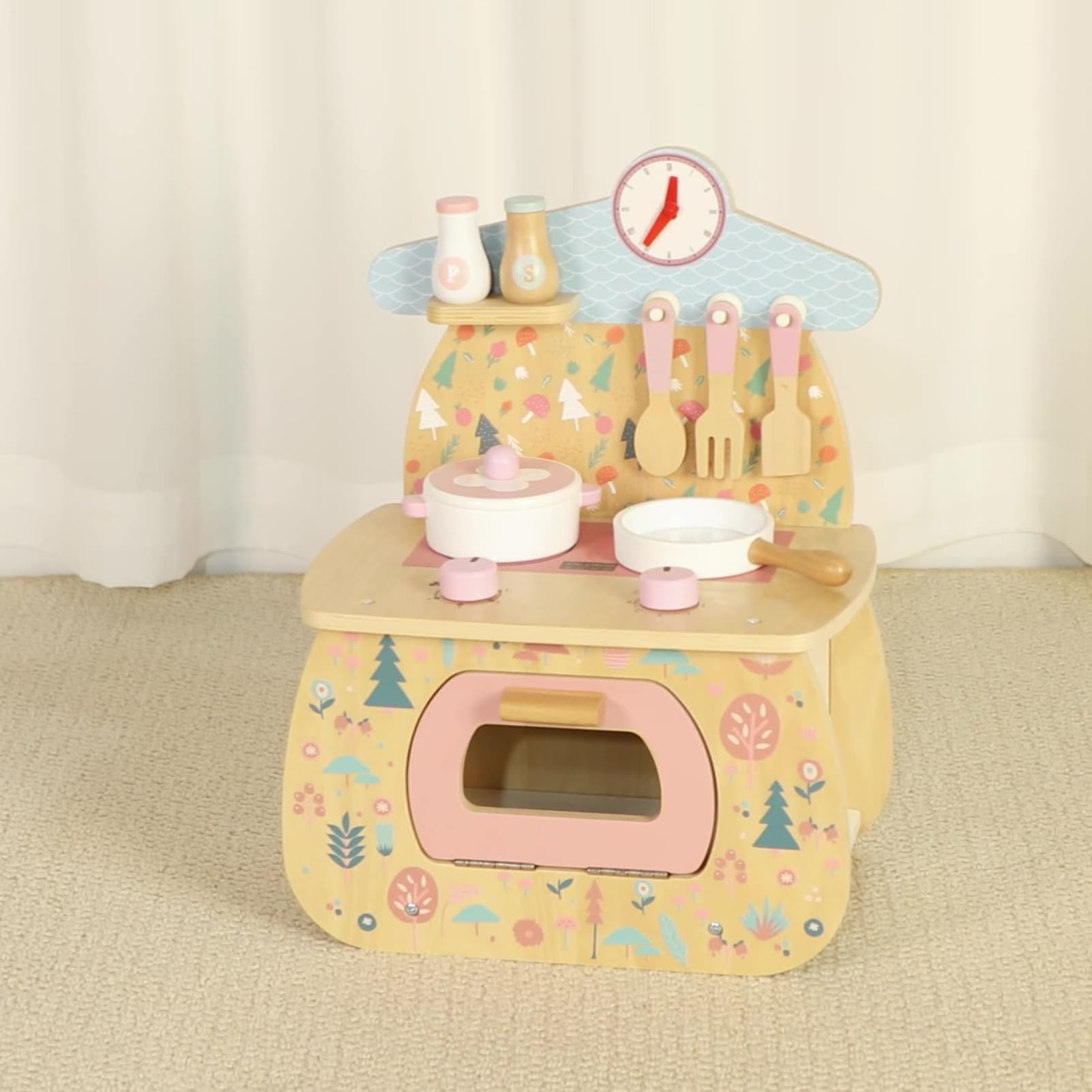 Narzędzia kuchenne, Safe Realistic Pretend Play Zestaw do gotowania | Akcesoria kuchenne dla dzieci, Sturdy Educational Playing Kit dla chłopców i dziewcząt, wczesna w naukę