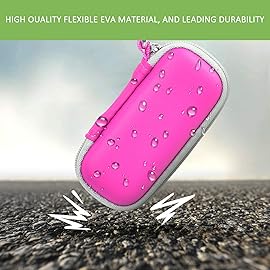 Heart Monitor Case Compatible with AliveCor Kardia Mobile ECG/for KardiaMobile 6L for Apple and Android Device - CASE ONLY (Rose Red)