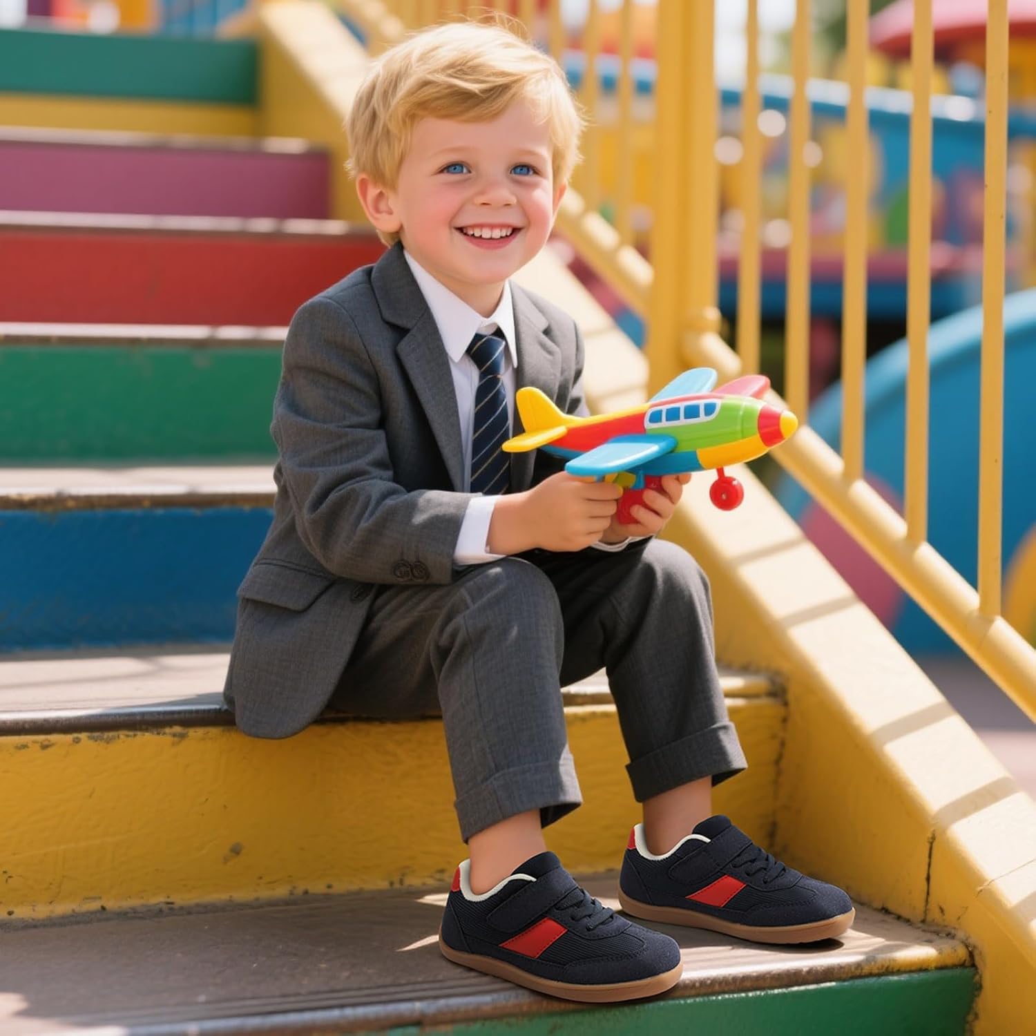 Toddler Shoes Zero Drop Minimalist Sneakers for Toddler/Little Kid Barefoot Slip on Tennis Shoes for Kids Boys Girls - Image 3