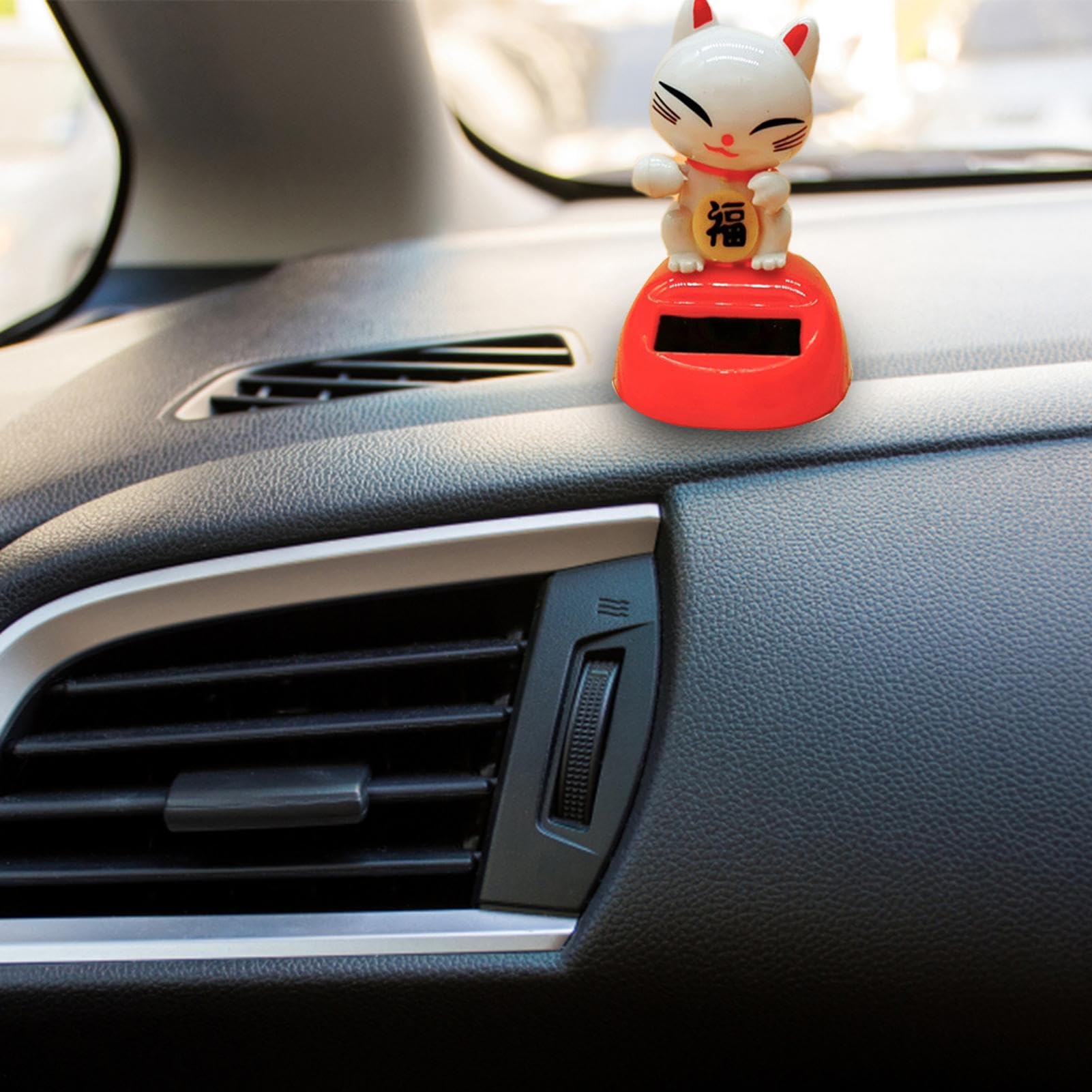 Bobblehead auto kat Bobblehead dashboard | Leuke dashboardornamenten - Acryl dashboard ornamenten auto bureau auto decor accessoires