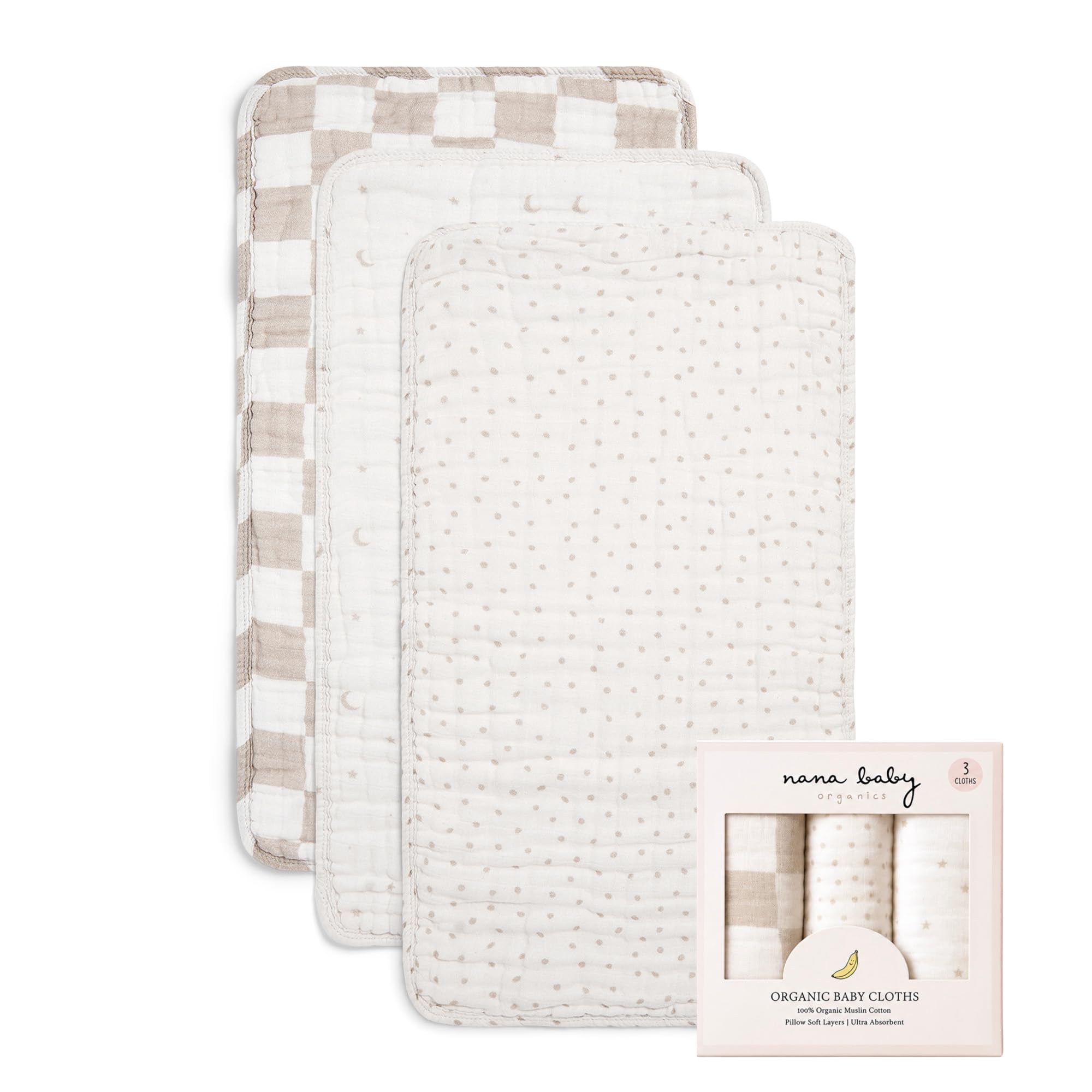 Nana Baby Burp Cloths