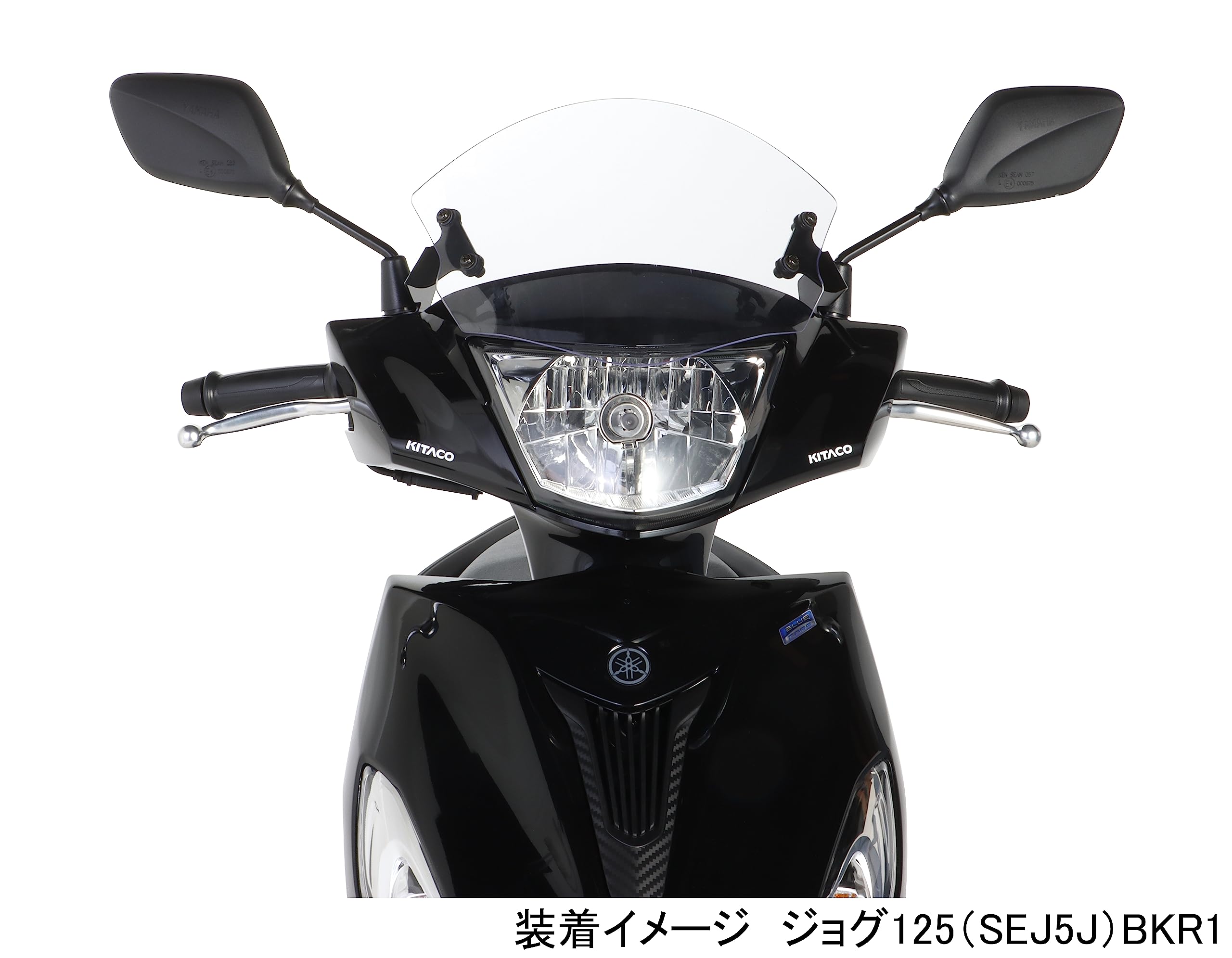 Amazon.co.jp: キタコ(KITACO) エアロバイザー (クリア) ジョグ125