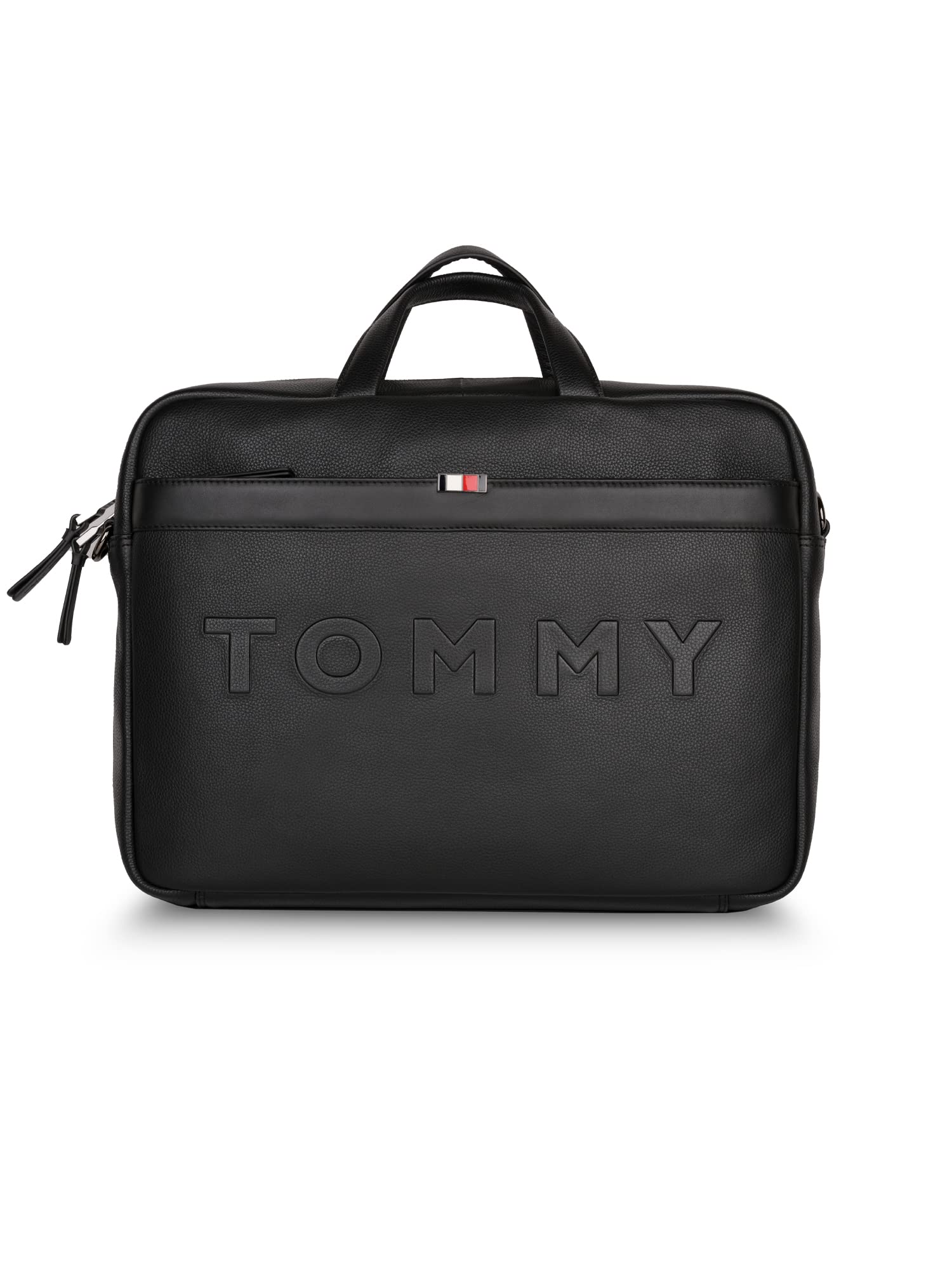 Galveston Men Leather Business Case Black