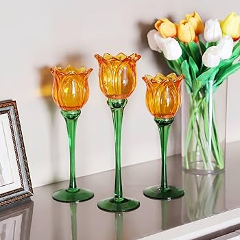 リサラーソン 三輪チューリップ キャンドルホルダー Tulipanbukett