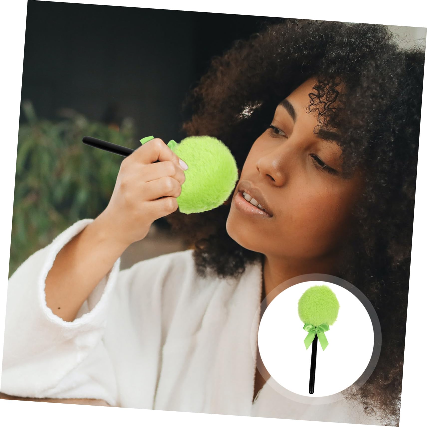 Beavorty 5 Set Di Pennelli Per Il Trucco Di Applicatore Per Fard Per Donna Pennello Di Precisione Per Illuminante 2 Pezzi*5