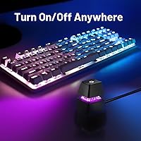 Vista 2 de Cable de interruptor de alimentación para computadora de escritorio, arranque remoto externo para PC, placa base, interruptor de encendido/apagado