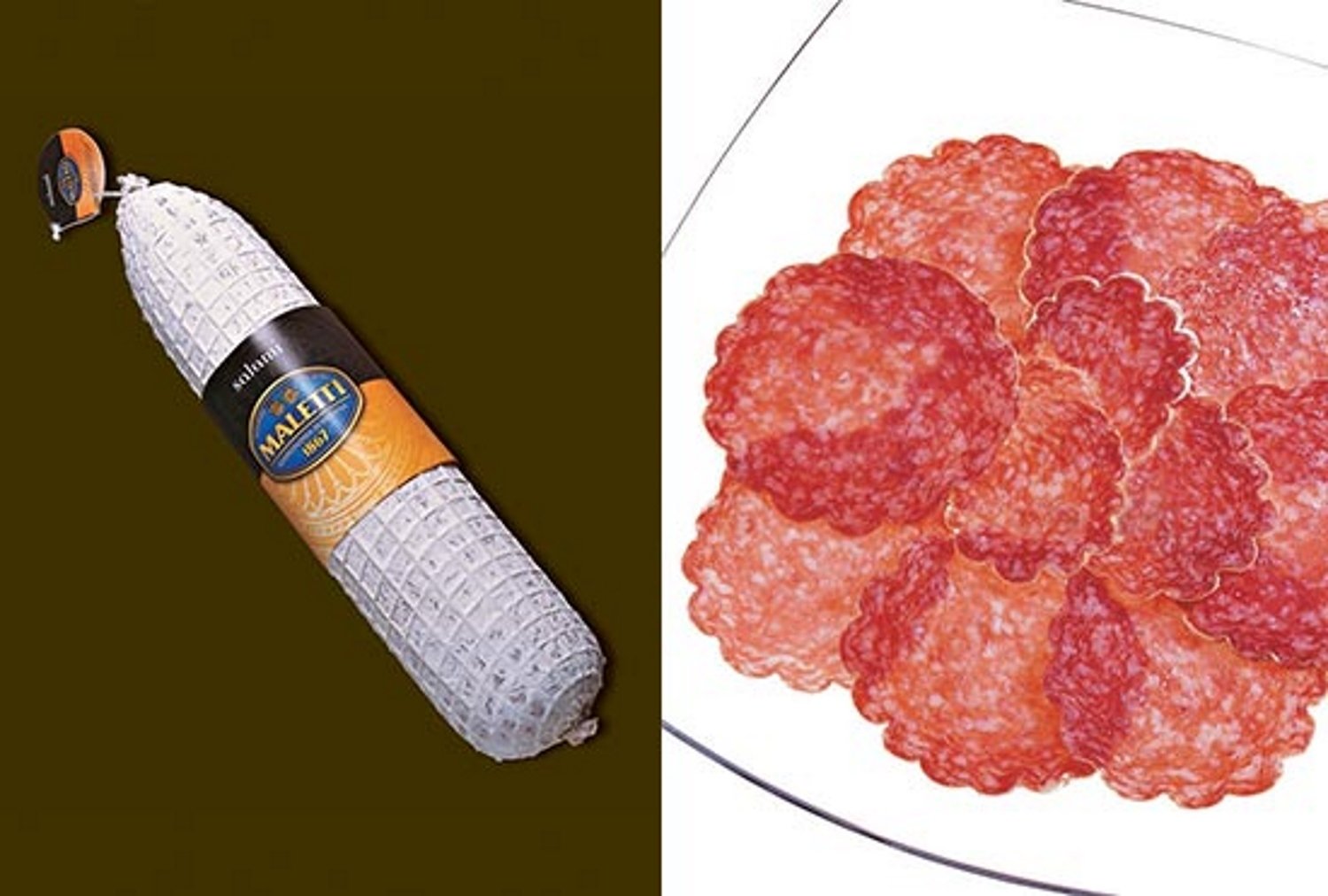 Mailänder Salami ca. 3,2 kg. - Maletti 1867