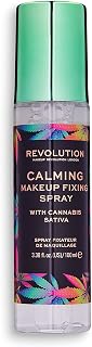 Makeup Revolution, Calming, Fixing Spray, with Canabis Sativa, 100ml