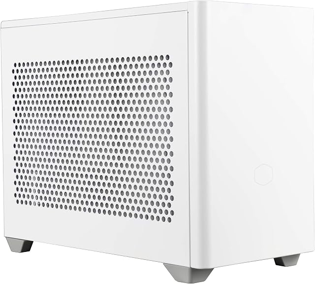 Cooler Master MasterBox NR200 Mini ITX Computer Case - Compact SGCC Steel Chassis, Multiple Cooling Options, Tool-Free 360 Degree Accessibility - White