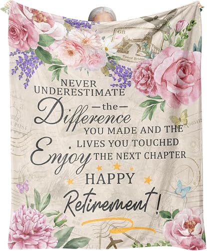 Psspotgj Retirement Blanket: A Cozy Farewell Gift for a Coworker