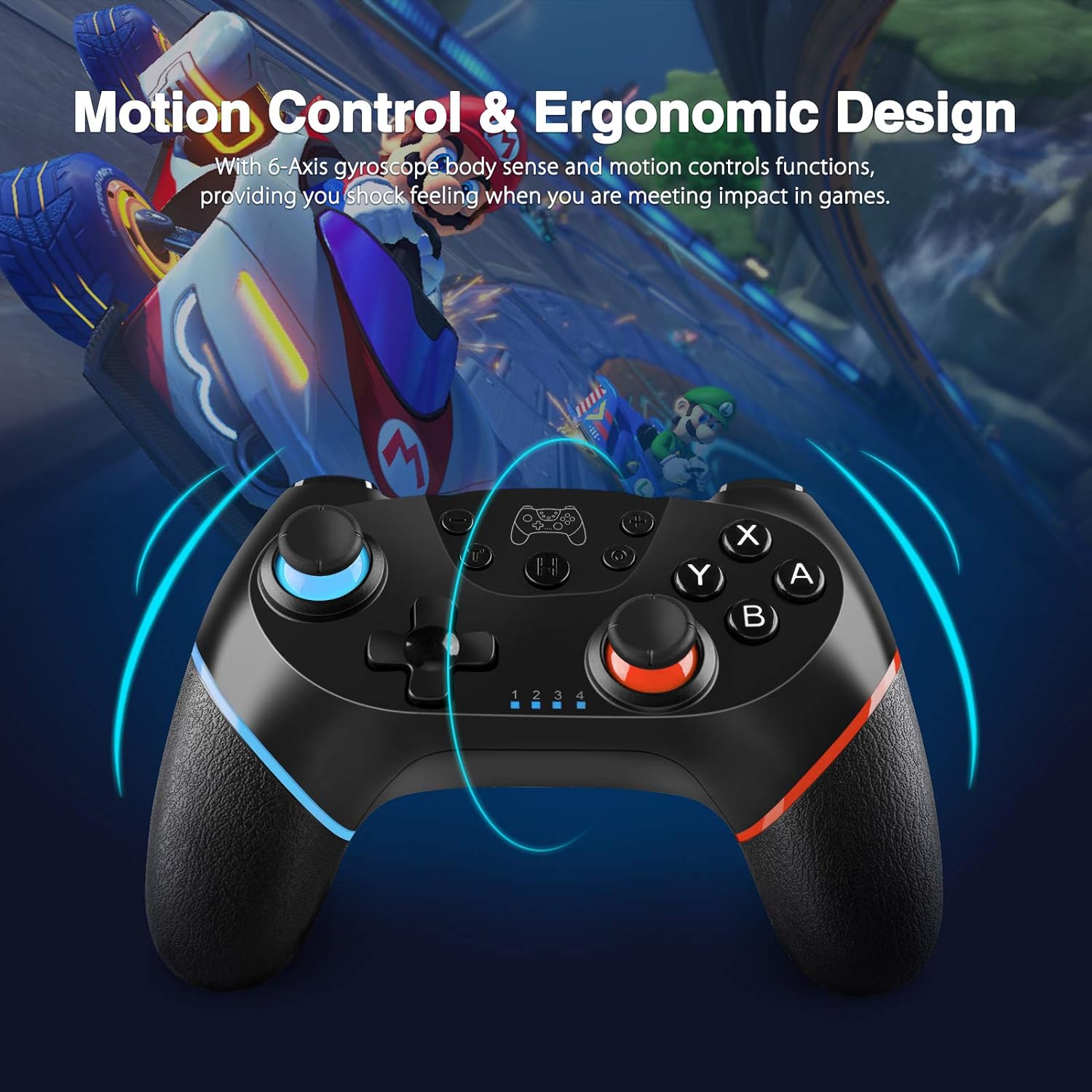 🛒 Crazy Deals Wireless Pro Controller Compatible with Switch, YCCTEAM Remote Gamepad Pro Controller with Gyro Axis, Turbo and Adjustable Dual Shock Black Friday Clearance Wireless Pro Controller Compatible with Switch, YCCTEAM Remote Gamepad Pro Controller with Gyro Axis, Turbo and Adjustable Dual Shock