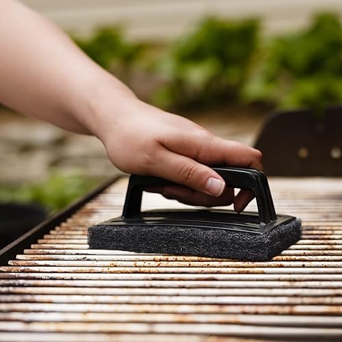 Chef Craft 21135 Select - Escobilla para parrilla con mango, color negro