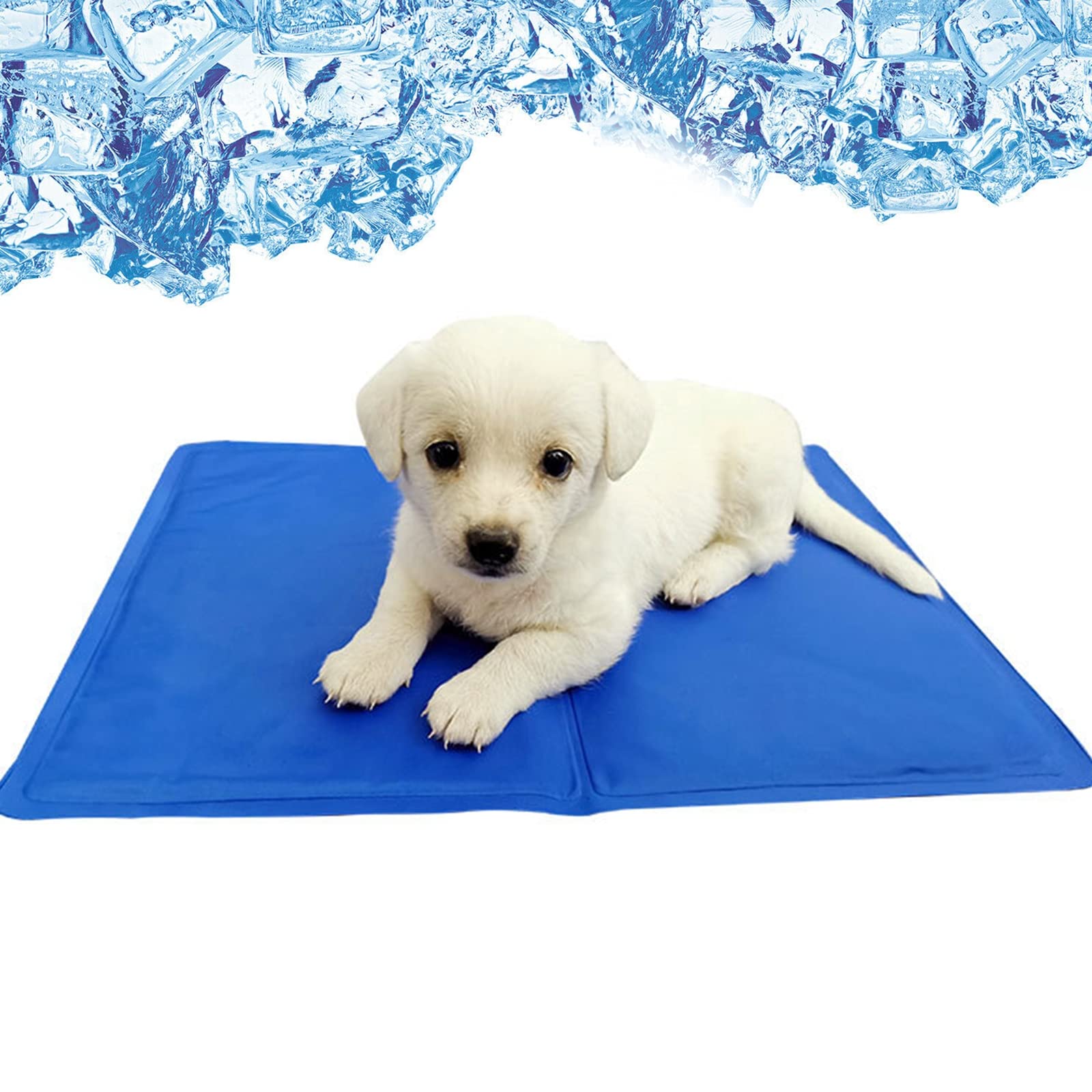 Cama para Mascotas, Almohadilla de enfriamiento automático, no tóxica, Manta Cama(50x40cm)