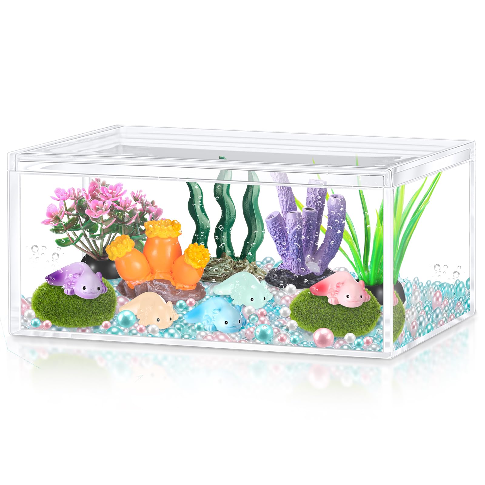 Axolotl Miniatures - Figure Axolotl En Résine Douce Que Dans L