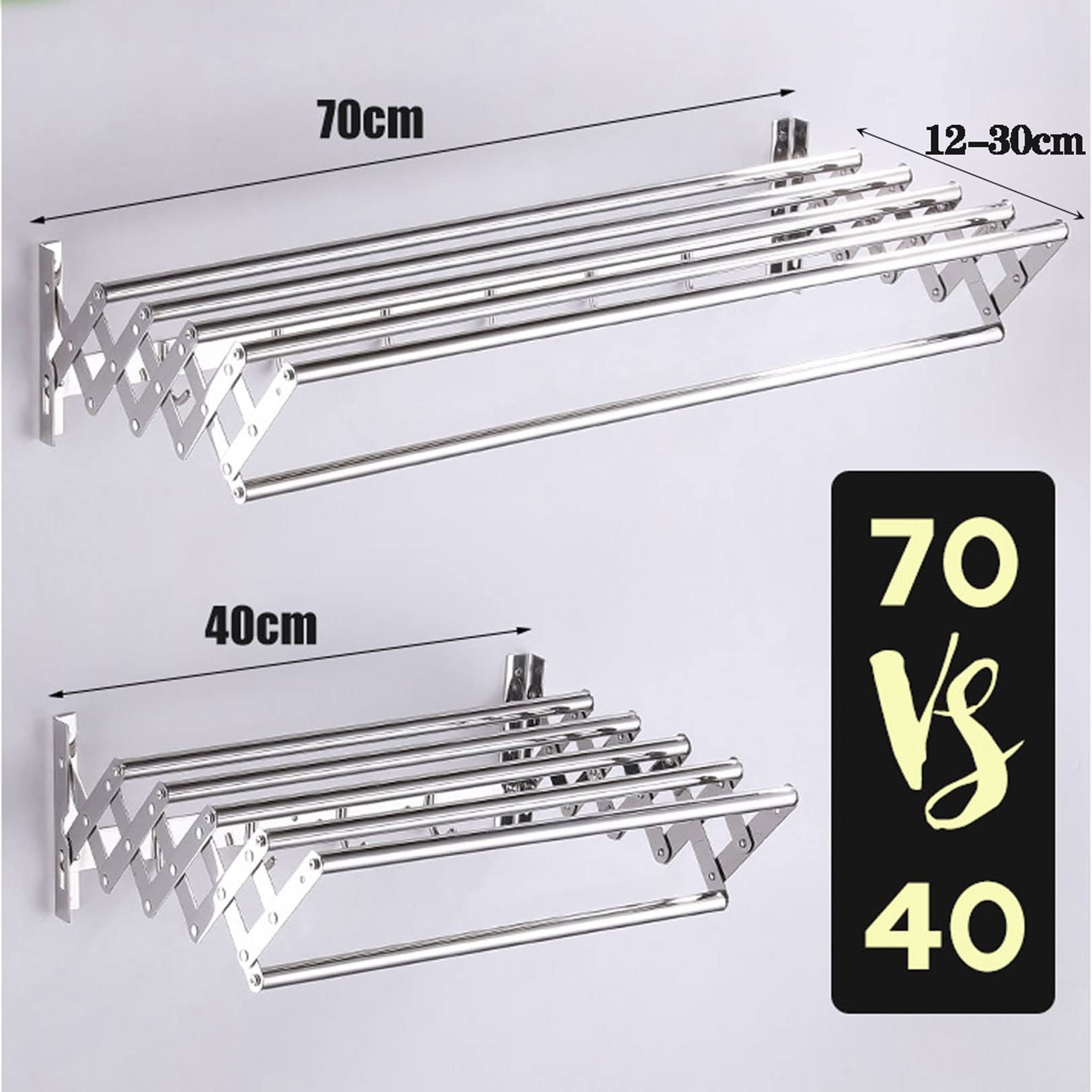 Zoomba 130 cm - wasrek wandmontage met afstandsbediening, in hoogte verstelbaar in aluminium. Droogrek voor de muur - ruimtebesparende wasdroger (Zoomba 130 cm - wand Zoomba 130 cm - wasrek wandmontage met afstandsbediening, in hoogte verstelbaar in aluminium. Droogrek voor de muur - ruimtebesparende wasdroger (Zoomba 130 cm - wand