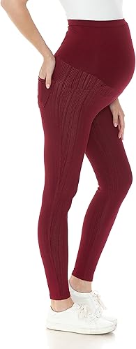 Leggings Depot Jeans de maternidad para mujer con bolsillos, cómodos, elásticos, pantalones de embarazo
