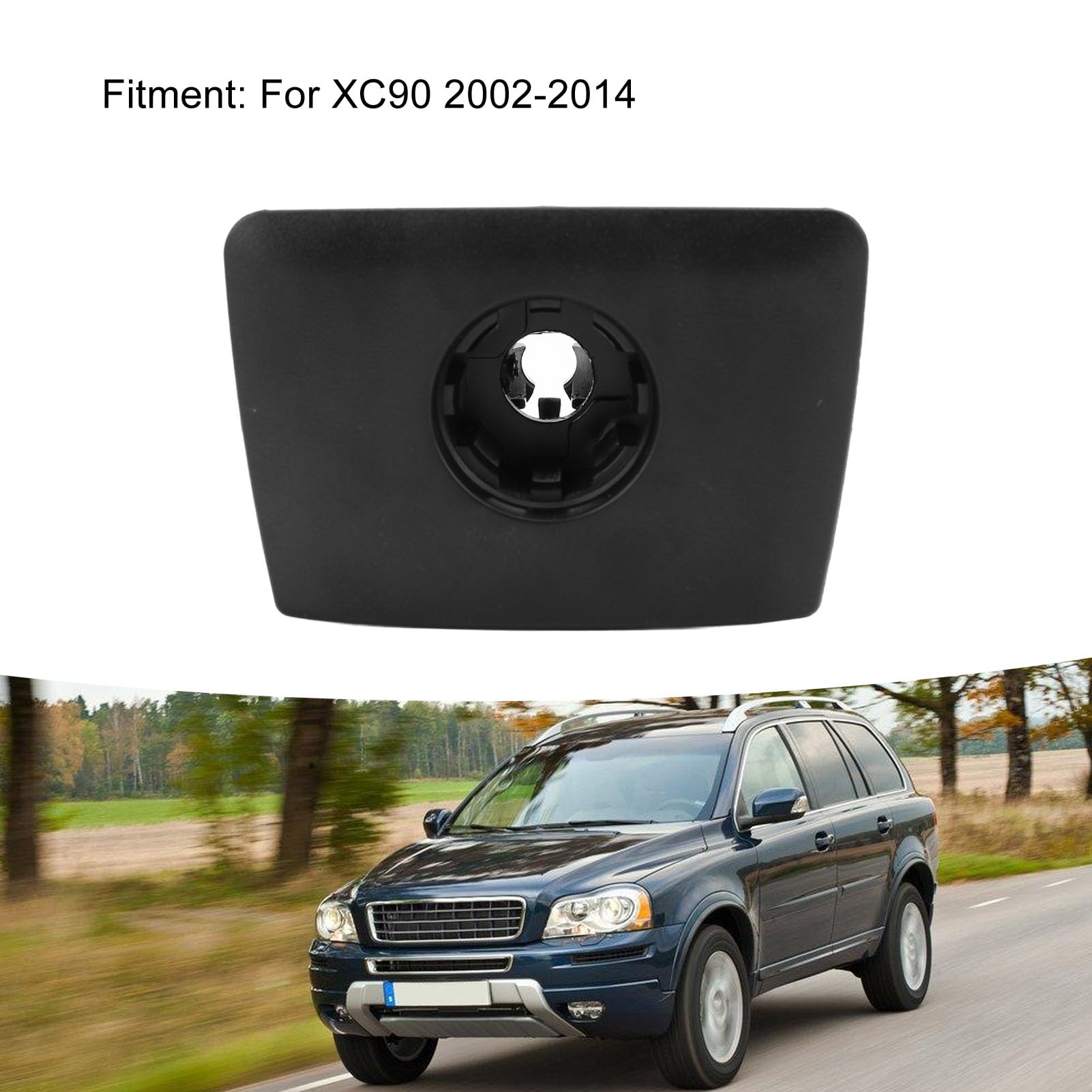 Uchwyt Schowka na Rękawiczki TKSE 30643013 Czarny Kompaktowy Wewnętrzny Uchwyt Schowka na Rękawiczki Zatrzask do XC90 2002 do 2014